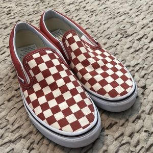 Vans Classic checkerboard slip-on shoes